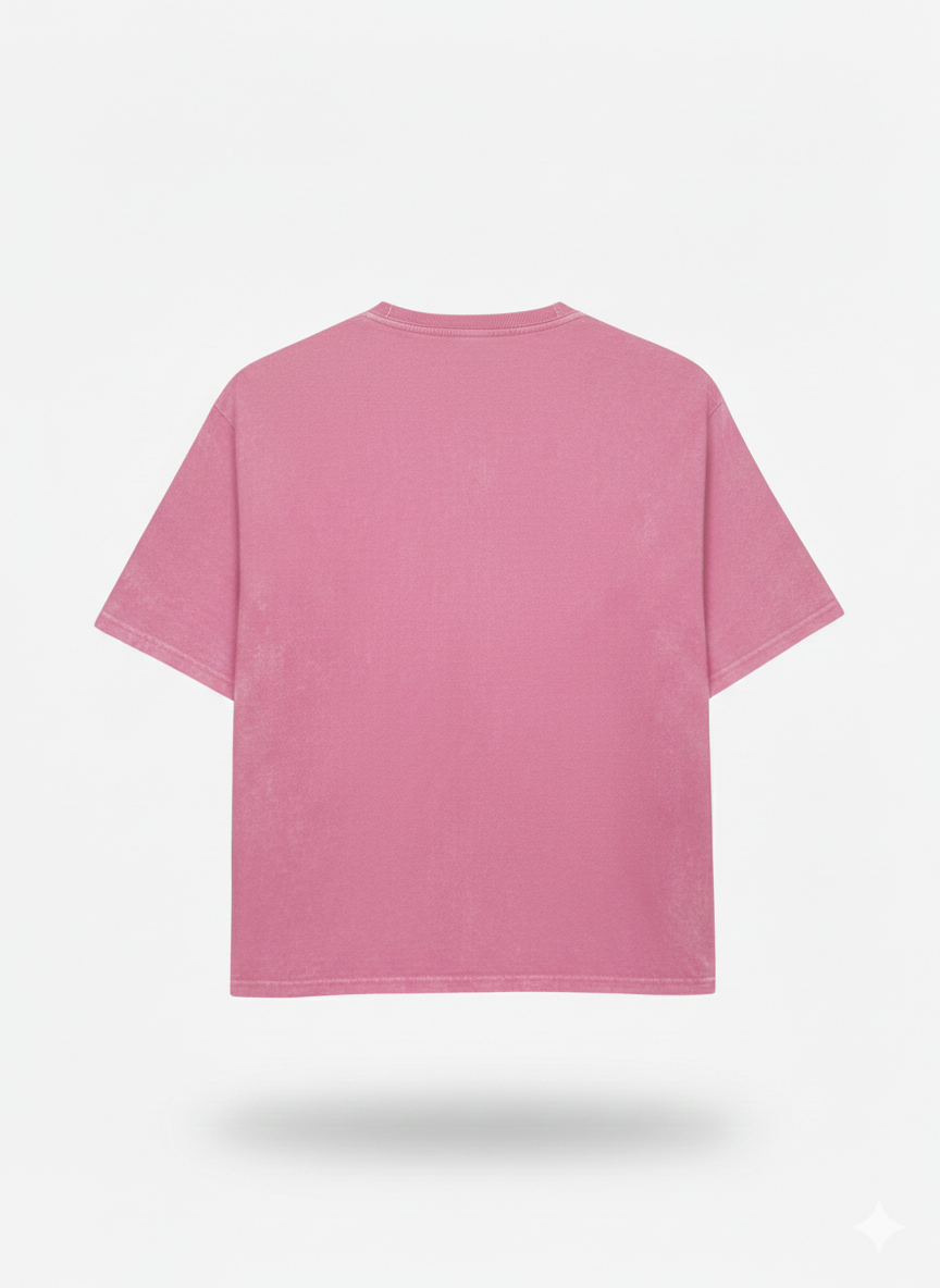 ALL OR NOTHING TEE — PINK WASH