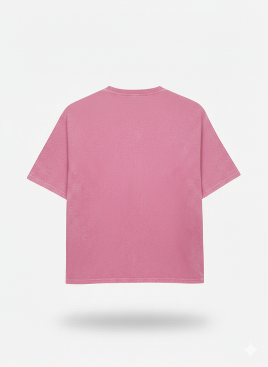 ALL OR NOTHING TEE — PINK WASH