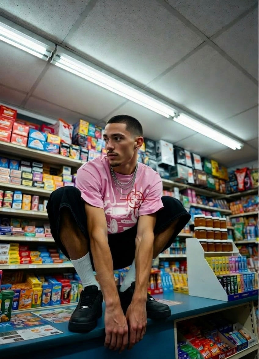 ALL OR NOTHING – Pink Graphic Tee