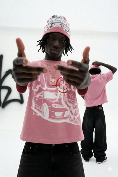 ALL OR NOTHING – Pink Graphic Tee