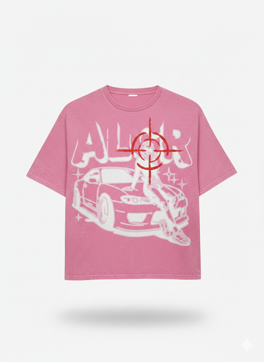 ALL OR NOTHING – Pink Graphic Tee